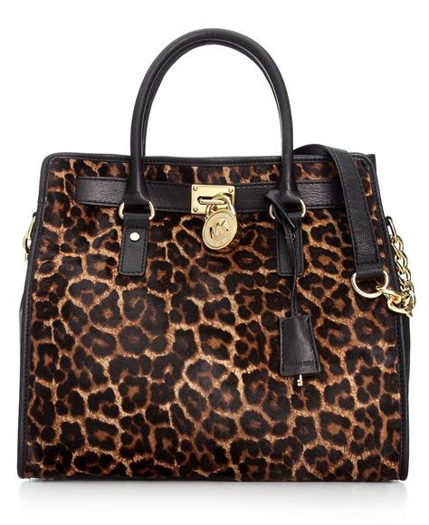 michael kors leopard bag hamilton|michael kors hamilton bag outlet.